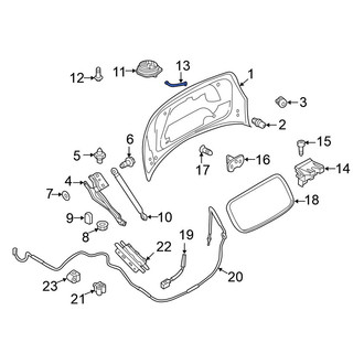 Volkswagen OE - Rear Deck Lid Drain Plug