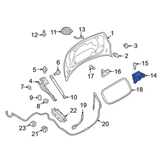 Volkswagen OE - Deck Lid Lock