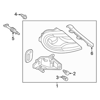 Volkswagen OE - Rear Lamps - Tail Lamps (With LED), (Convertible)