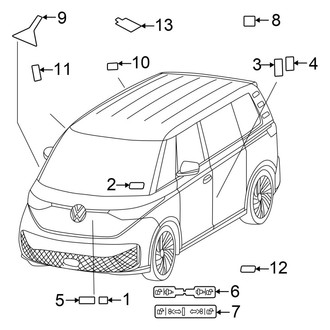 Volkswagen OE - Information Labels - Labels