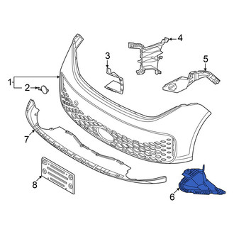 Volkswagen OE - Front Left Fender Liner Extension