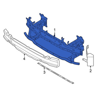 Volkswagen OE - Front Bumper Impact Bar