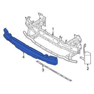 Volkswagen OE - Front Bumper Impact Absorber