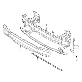 Volkswagen OE - Front Bumper - Bumper & Components (Mount Components)