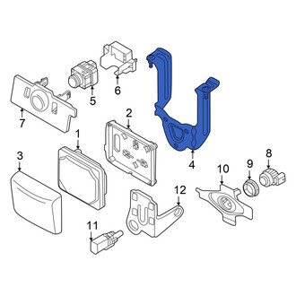 Volkswagen OE - Cruise Control Distance Sensor Bracket