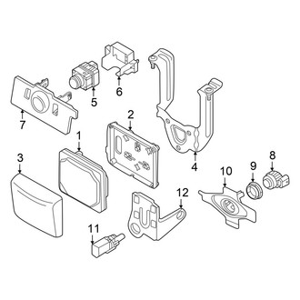 Volkswagen OE - Front Bumper - Electrical Components