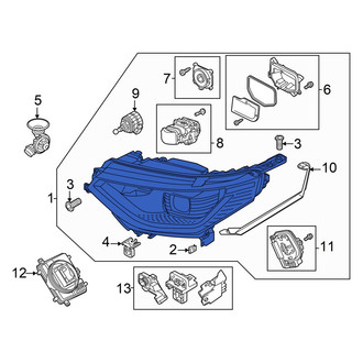 Volkswagen OE - Front Left Headlight Assembly