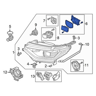 Volkswagen OE - Front Left Headlight Bulb Cap