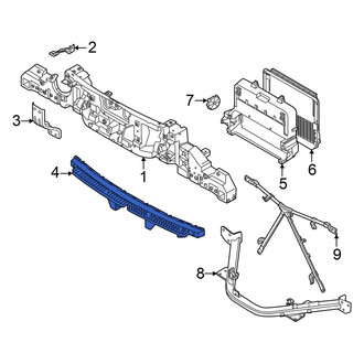 Volkswagen OE - Front Bumper Cover Reinforcement