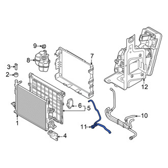 Volkswagen OE - Upper Radiator Coolant Hose