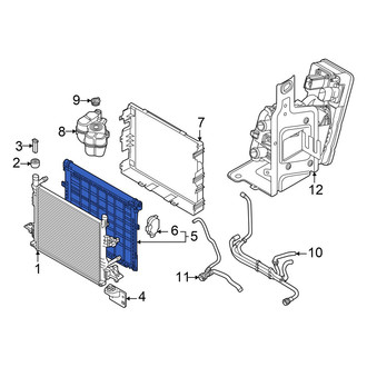 Volkswagen OE - Radiator Shutter Assembly