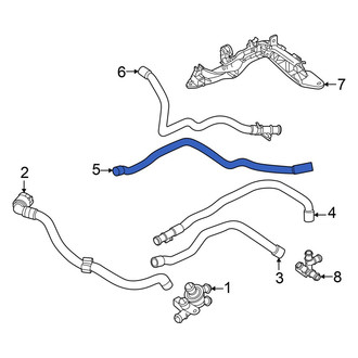 Volkswagen OE - Engine Coolant Pipe