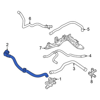 Volkswagen OE - Engine Coolant Pipe