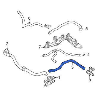 Volkswagen OE - Engine Coolant Pipe