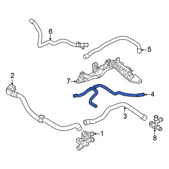 Volkswagen OE - Engine Coolant Pipe