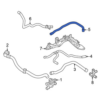 Volkswagen OE - Engine Coolant Pipe