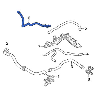 Volkswagen OE - Engine Coolant Pipe