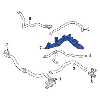 Volkswagen OE - Engine Coolant Pipe Bracket