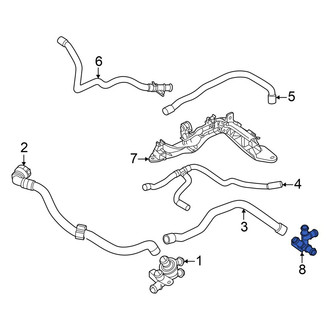 Volkswagen OE - Engine Coolant Pipe Adapter