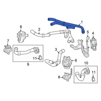 Volkswagen OE - Engine Coolant Pipe
