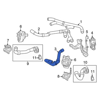 Volkswagen OE - Engine Coolant Pipe