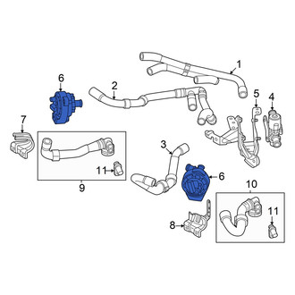Volkswagen OE - Left Battery Coolant Pump