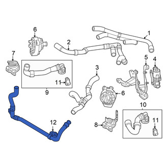 Volkswagen OE - Engine Coolant Pipe