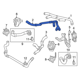 Volkswagen OE - Engine Coolant Pipe