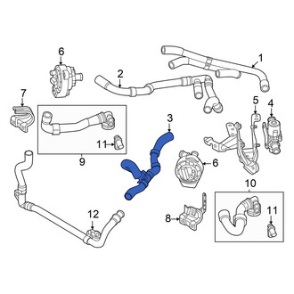 Volkswagen OE - Engine Coolant Pipe