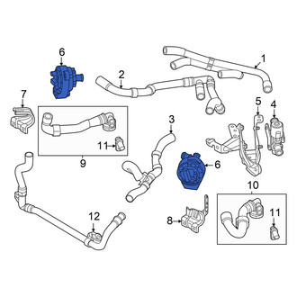 Volkswagen OE - Right Battery Coolant Pump