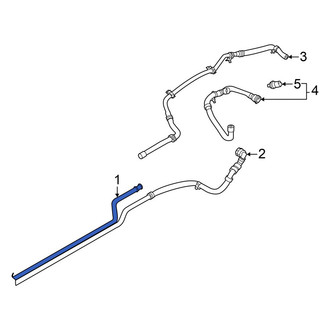 Volkswagen OE - Right Drive Motor Battery Pack Coolant Hose