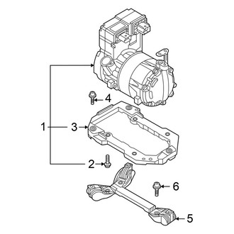 Volkswagen OE - Air Conditioner & Heater - Compressor