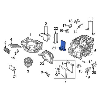 Volkswagen OE - HVAC Heater Core Heater Element