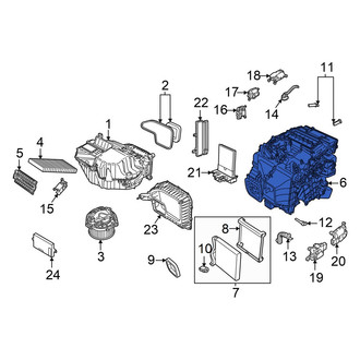 Volkswagen OE - HVAC Unit Case Assembly