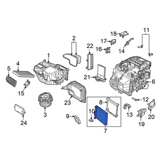 Volkswagen OE - A/C Evaporator Core