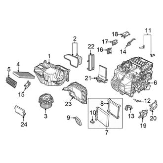 Volkswagen OE - Air Conditioner & Heater - Evaporator & Heater Components