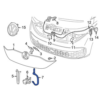 Volkswagen OE - Front Left Hood Hinge