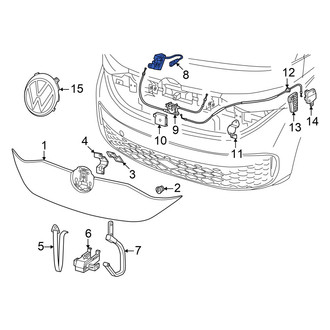 Volkswagen OE - Front Hood Latch