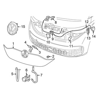 Volkswagen OE - Hood & Components