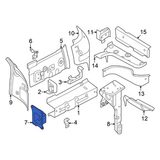 Volkswagen OE - Front Right Frame Rail End