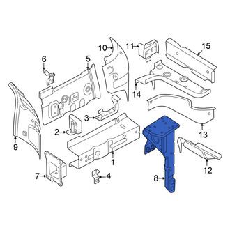 Volkswagen OE - Right Frame Side Member Bracket