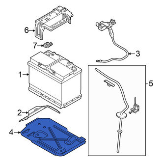 Volkswagen OE - Battery Tray