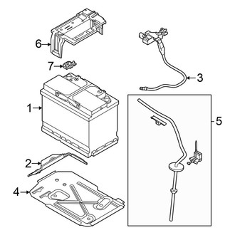 Volkswagen OE - Electrical - Battery (Conventional, 12 Volt)