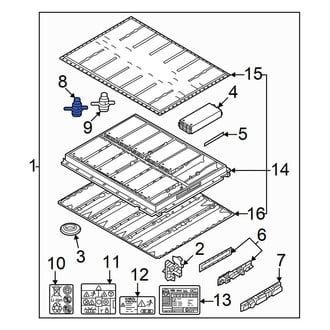 Volkswagen OE - Drive Motor Battery Pack Coolant Hose Adapter