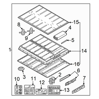 Volkswagen OE - Drive Motor Battery Pack Assembly