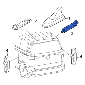 Volkswagen OE - Right Antenna Amplifier