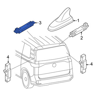 Volkswagen OE - Left Antenna Amplifier