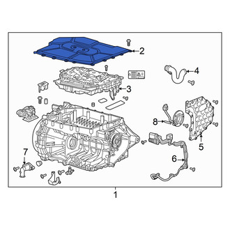 Volkswagen OE - Rear Drive Motor Inverter Cover
