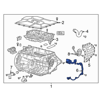 Volkswagen OE - Rear Hybrid Electric Motor Wiring Harness