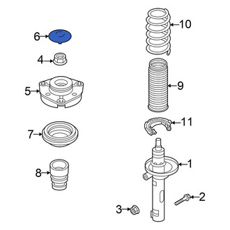 Volkswagen OE - Suspension Strut Mount Cap